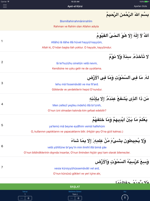 Screenshot #4 pour Ayetel Kürsi Duası