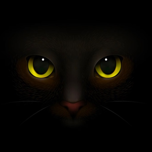 Animated Black Catmoji GIF