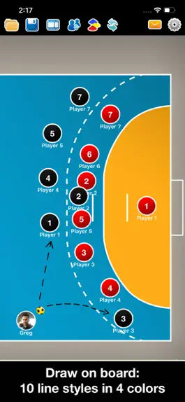 Game screenshot Coach Tactic Board: Handball++ hack