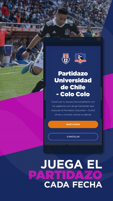 Fantasy Movistar Chile Screenshot