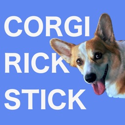 Corgi Rick Rick Sticks