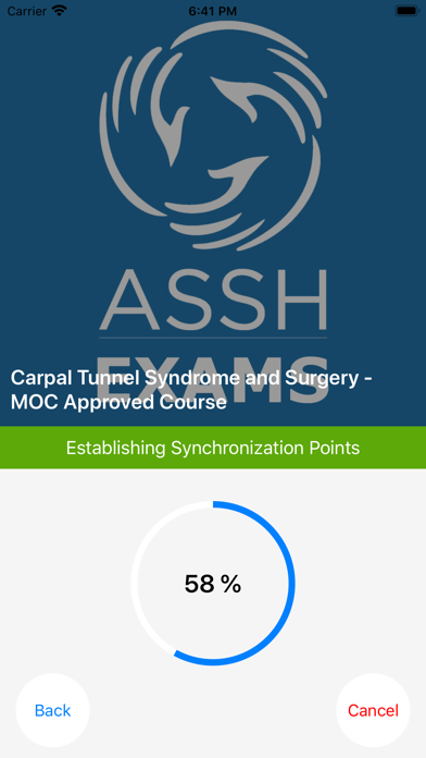 ASSH Exams iPhone screenshot 4 - Education app