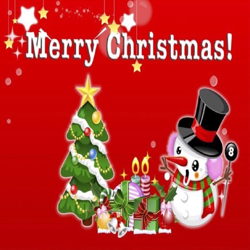 Christmas stickers and cards icon