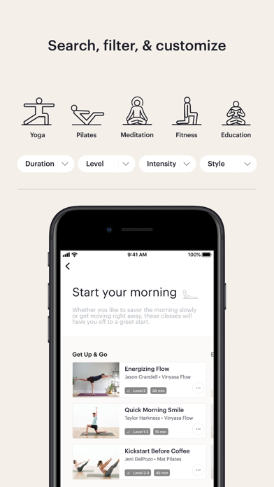 Glo | Yoga and Meditation App Screenshot