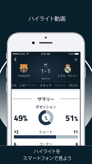 Goal Live Scores Iphoneアプリ Applion
