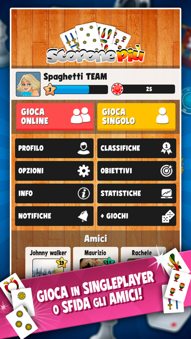 Scopone Più - Card Games Screenshot