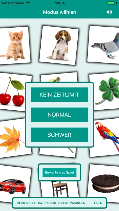 Brain game. Picture Match
