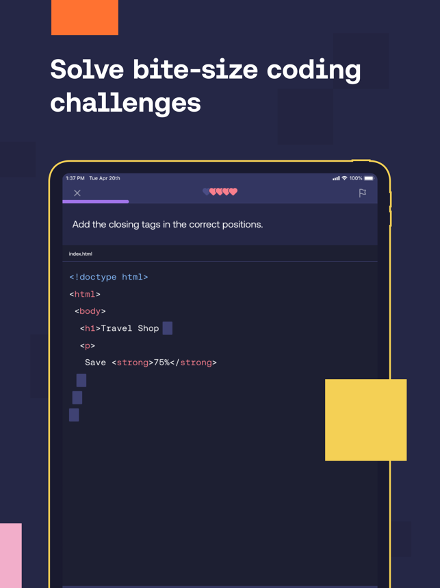 ‎Mimo: Learn Coding/Programming Screenshot