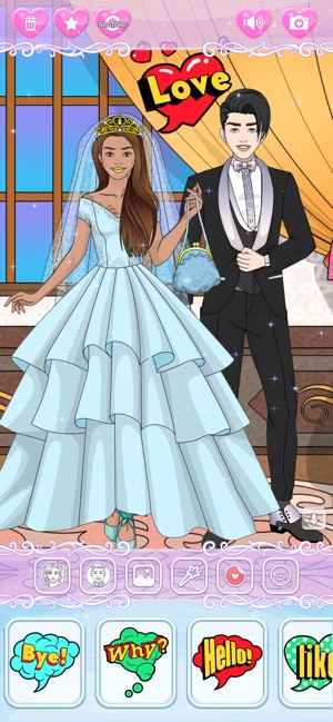 Casamento: Vestir e Colorir na App Store