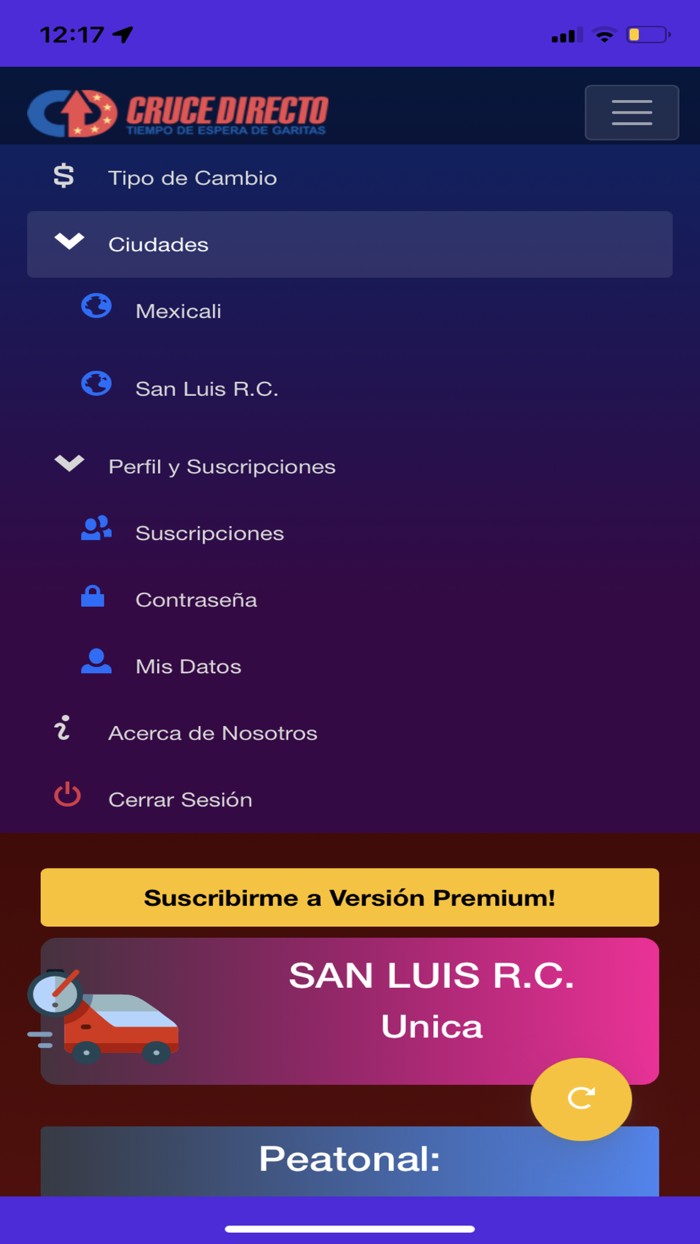 Cruce Directo Garitas