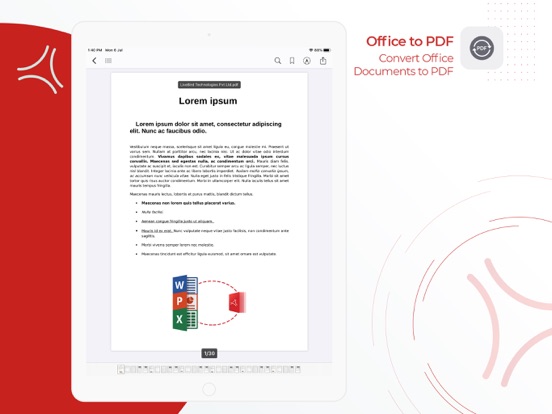 PDF Export Pro - PDF Editor iPad app afbeelding 3