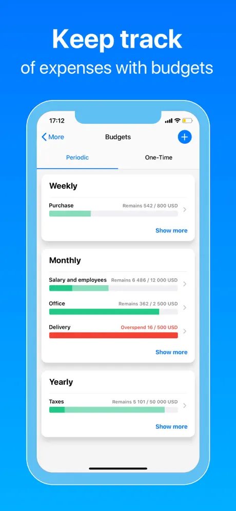 Board: Business Budget Tracker