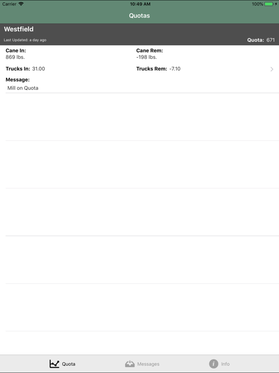 Screenshot #5 pour Cane Scale Data