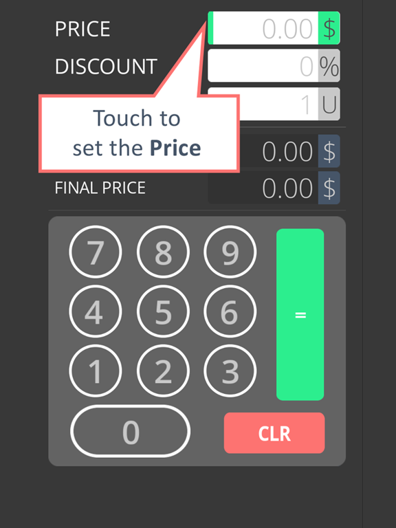 Discount Calculator with List iPad screenshot 2 - Shopping app