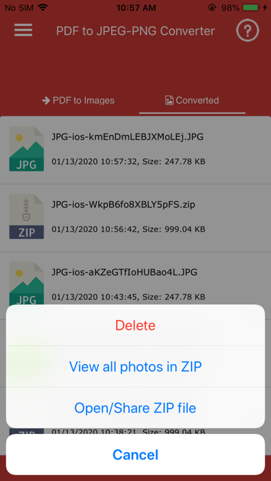 Convert PDF to JPG,PDF to PNGのおすすめ画像4