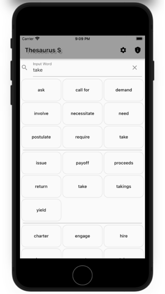 #1. Thesaurus S (iOS) 由: E-ONLINESERVICE
