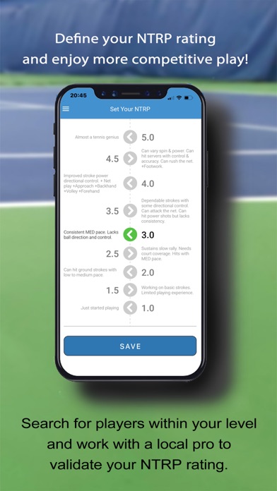 Your Tennis Game Screenshot