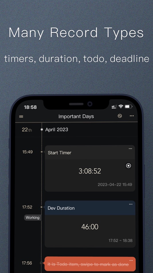 #5. iTimely - Timeline & Milestone (macOS) 由: Hangzhou Quanduan Technology Co., Ltd.