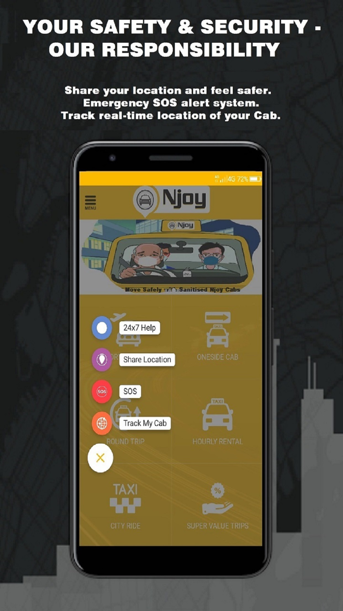 Njoy Cabs - Outstation Taxi