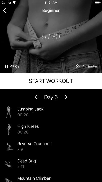 Six Pack Abs in 30 Days.