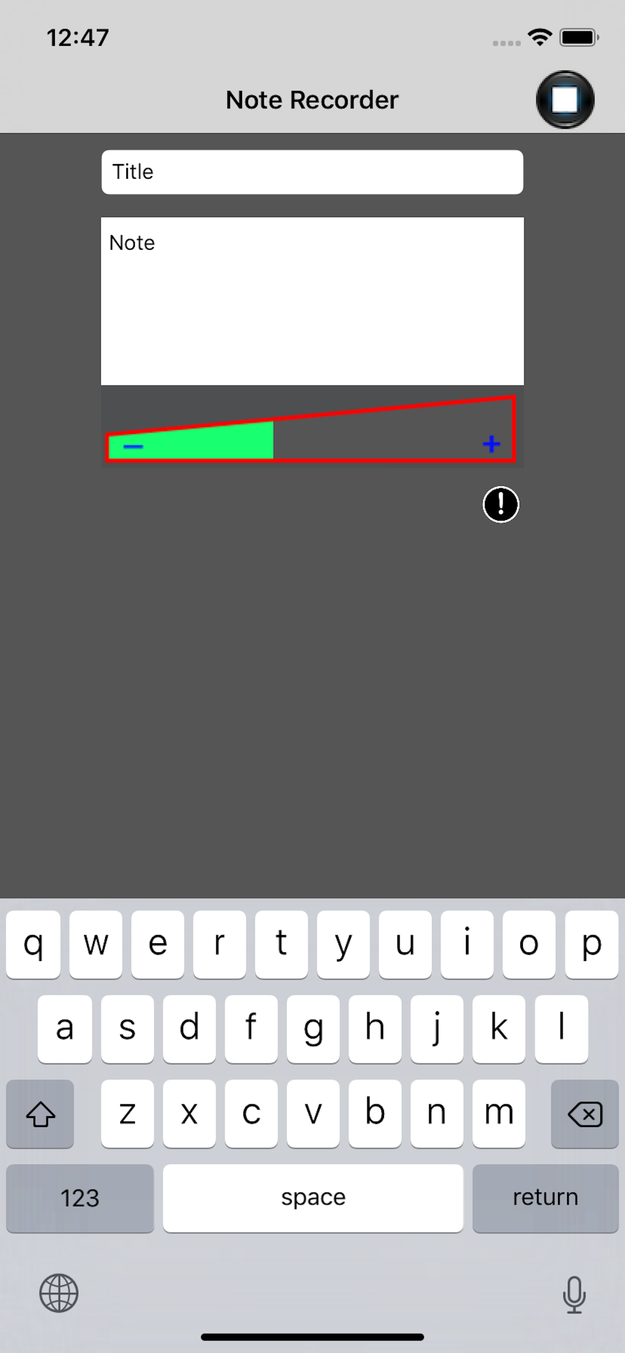 Notes Recorder