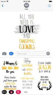 christmas funny quotes sticker iphone screenshot 2