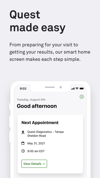 MyQuest for Patients Screenshot