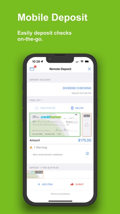 Credit Human Mobile Screenshot