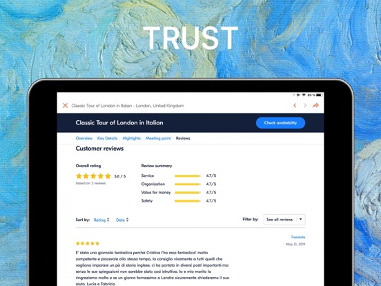 National Gallery London iPad screenshot 7 - Education app