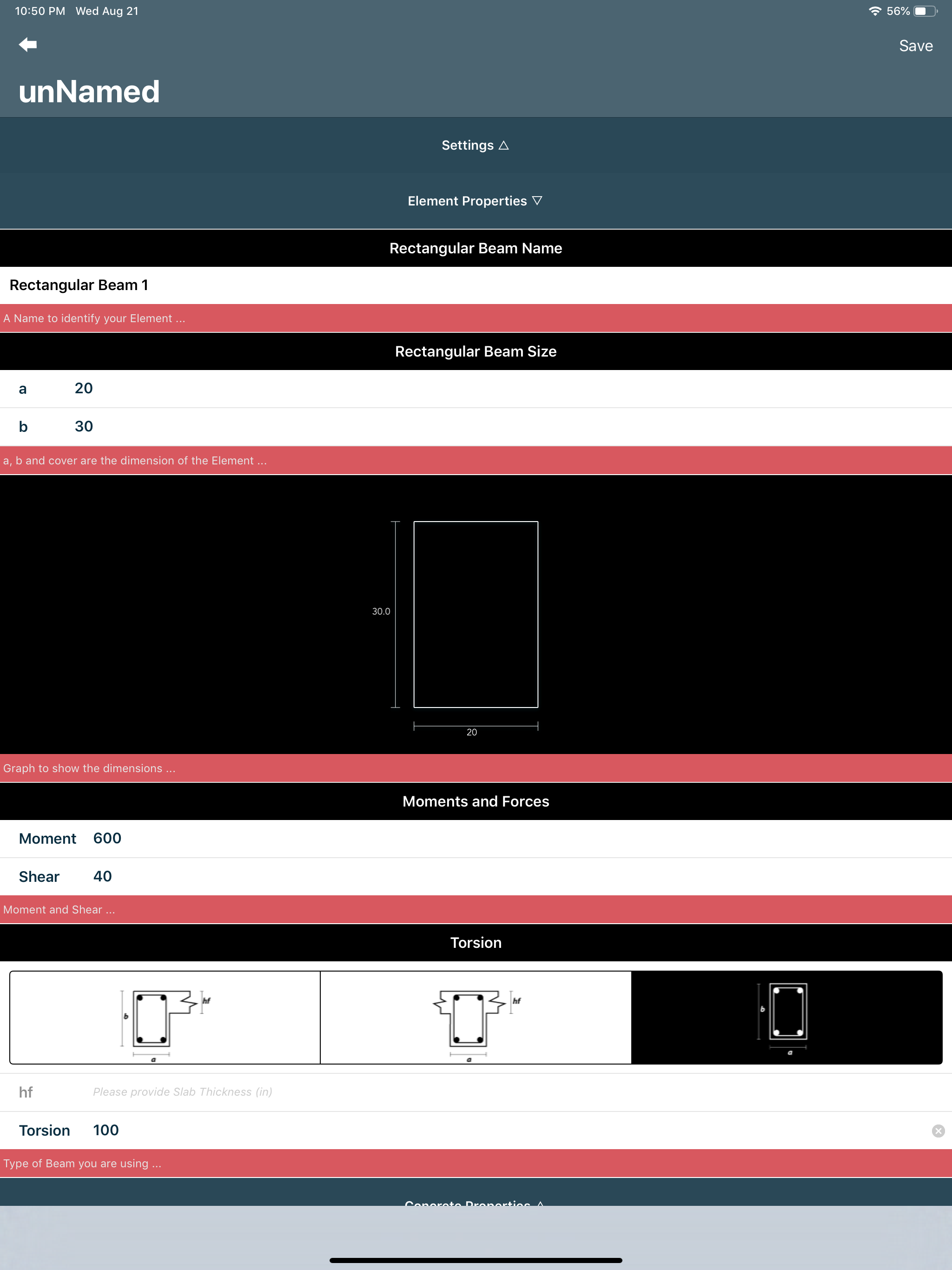 Rectangular Beam screenshot 8
