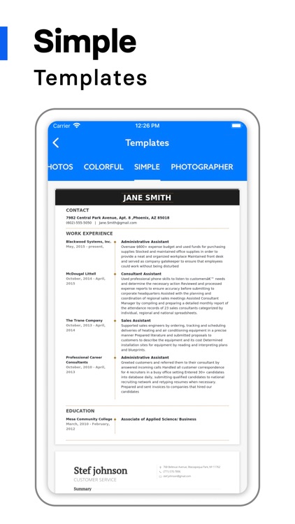 Resume Builder CV Maker screenshot-6