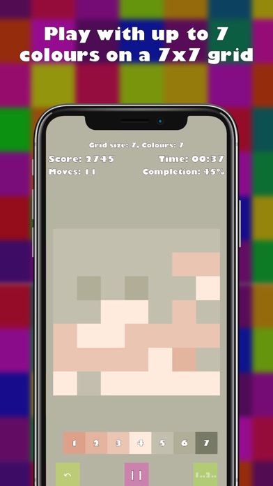 Screenshot #3 pour Rainbow Grid: Logic Game