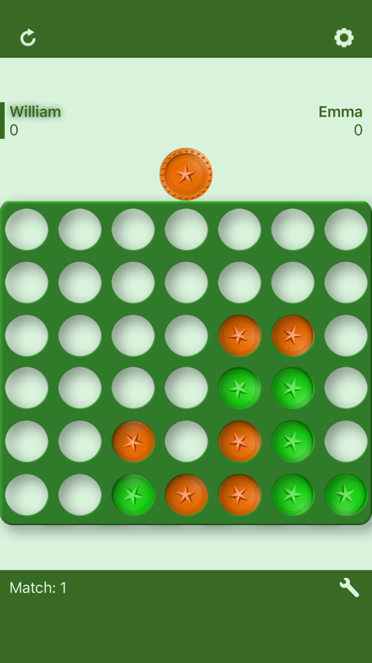 #7. 4 in a row! (iOS) 来自: Sonya Marcarelli