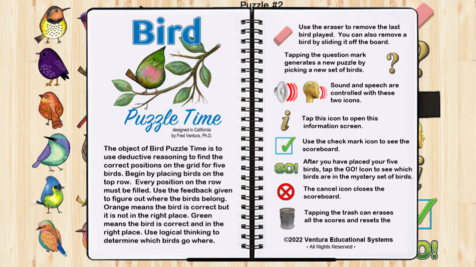 #5. Bird Puzzle Time (iOS) Podle: Ventura Educational Systems