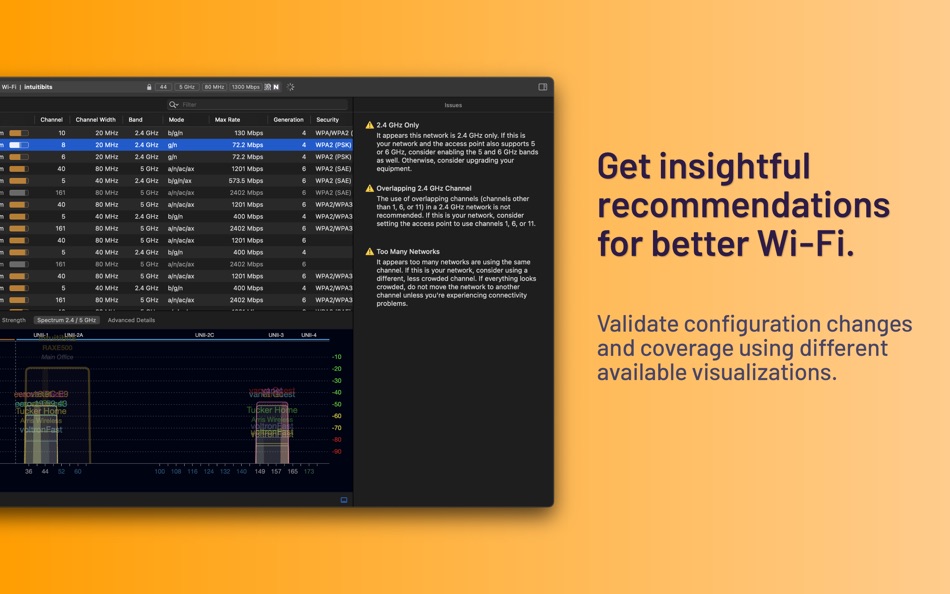 #6. WiFi Explorer: Scanner (macOS) Av: Intuitibits LLC