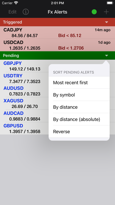 Forex Price Alertsのおすすめ画像2