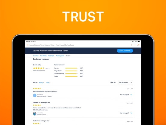 Louvre Museum Visitor Guide iPad screenshot 7 - Education app