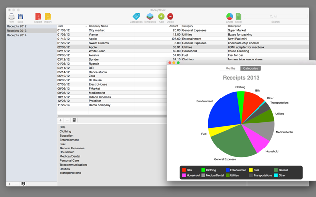 ReceiptBox: Receipt Tracker Screenshot