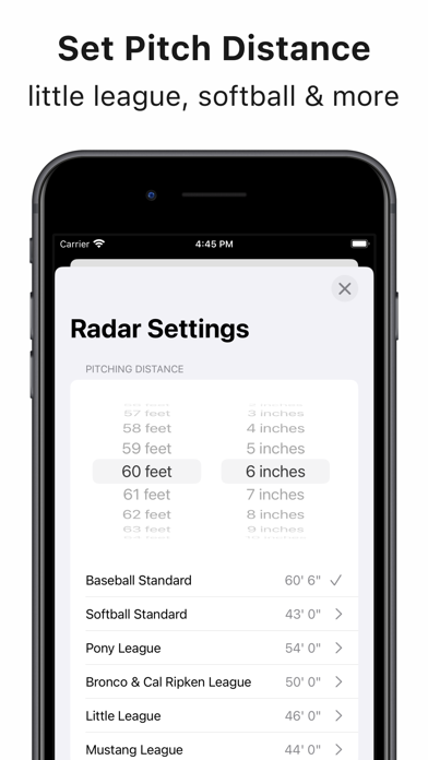 Pitch Counter & Radar Gun Screenshot