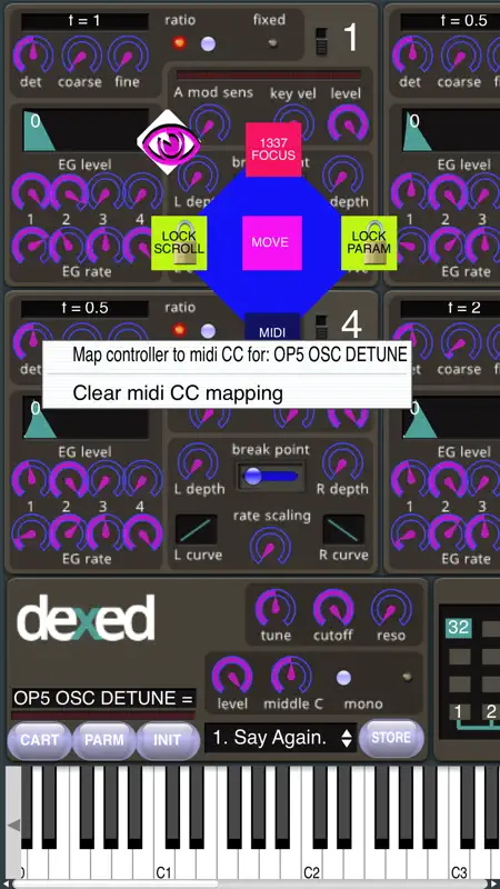 Dexed Synth screenshot 5 of 10