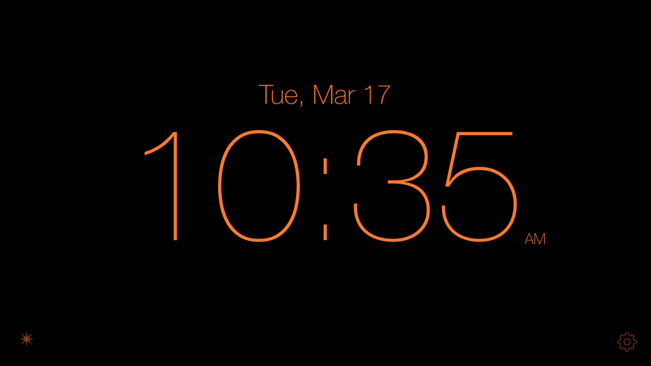 #5. Disappearing Bedside Clock (iOS) Podle: Midnight Oil Enterprises LLC
