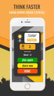 think faster - brain workout iphone screenshot 3