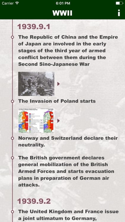 WWII timeline - WWII history
