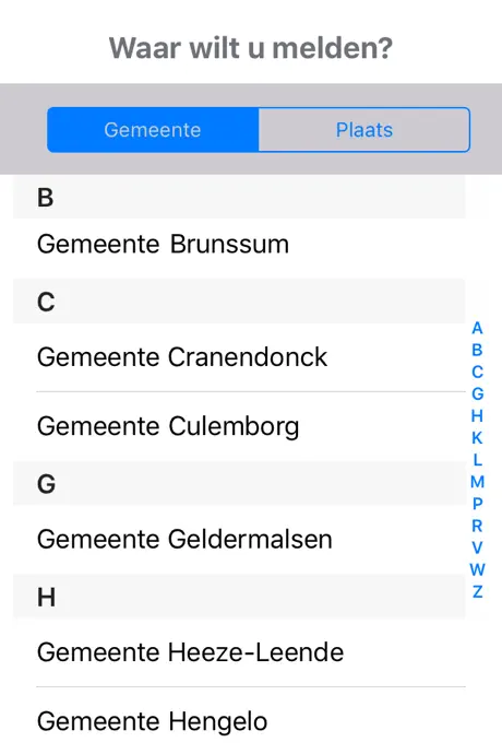 MijnGemeente App