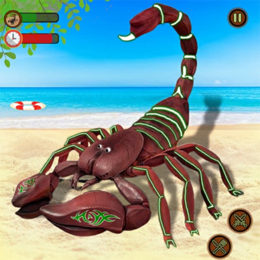 Scorpion Simulator Insect Life Icon