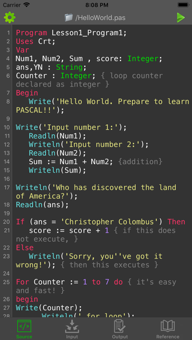 Pascal Programming Compilerのおすすめ画像1