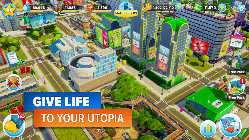 #1. Citytopia® Build Your Own City (iOS) 来自: Reliance Games