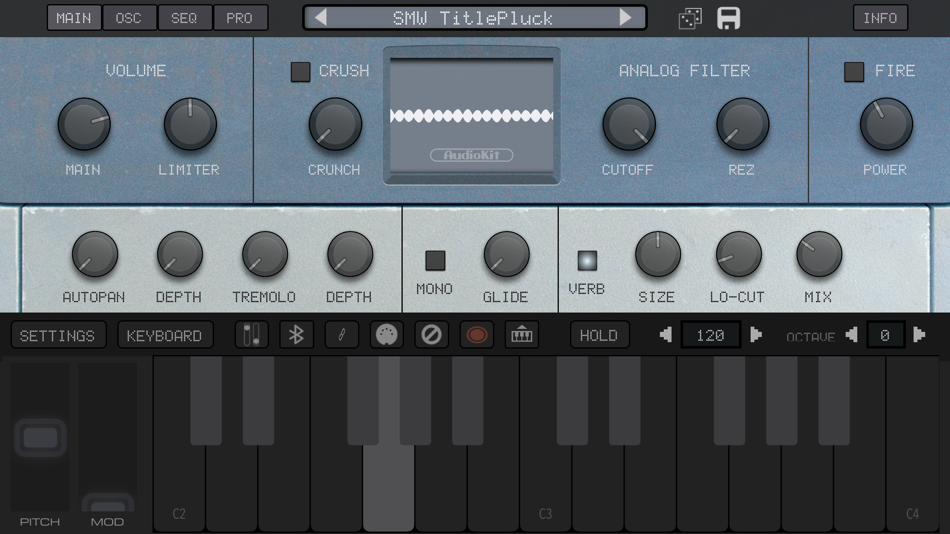 #1. SNESynth: Chiptune Power! (iOS) 由: AudioKit Pro