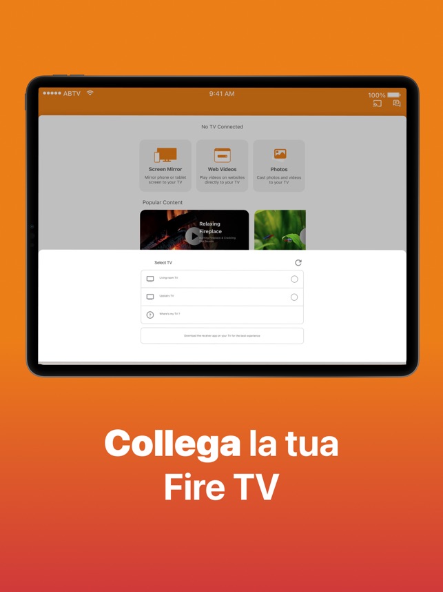 Screen Mirroring for Fire TV® su App Store