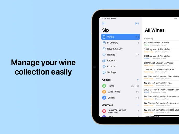 Sip Collect and Enjoy Wine